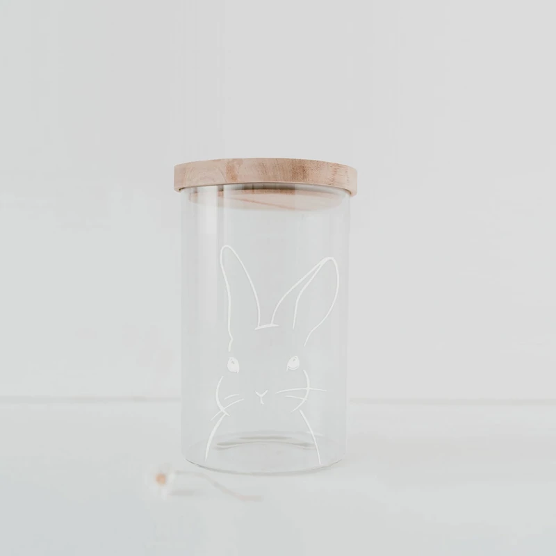 Eulenschnitt Vorratsglas Hasi 19 cm, Hase Eulenschnitt Vorratsglas Hasi 19 cm, Hase