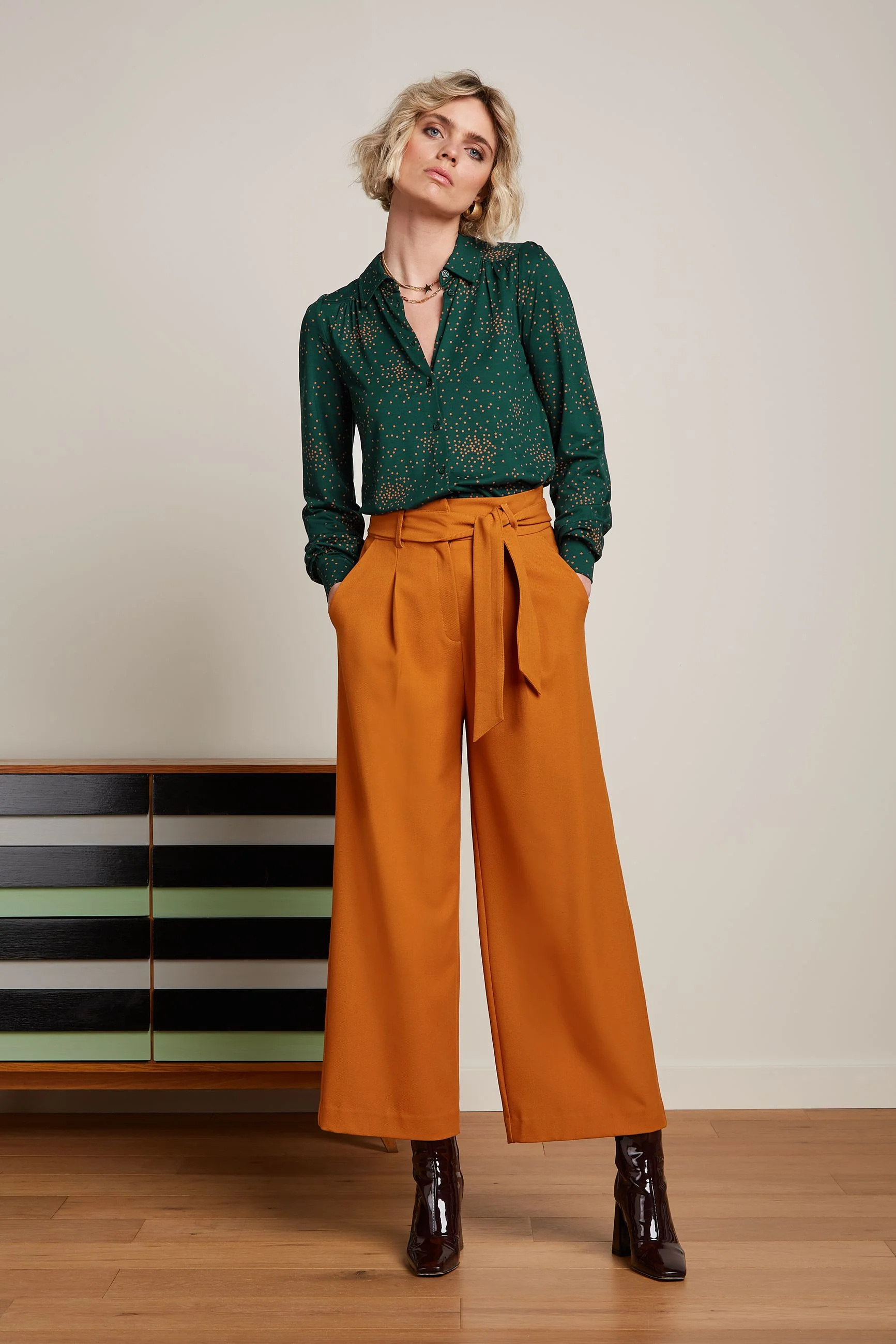 King Louie Ava Pants Tuillerie, Hose, Farbe: Maple Orange - Tuilerie