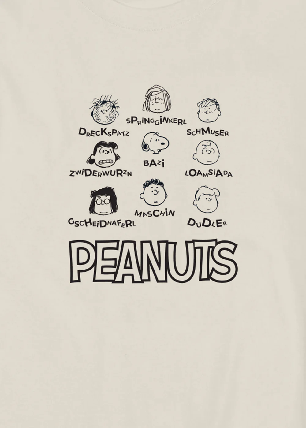 Peanuts T-Shirt "Peanuts: Grantlers" - altweiß 