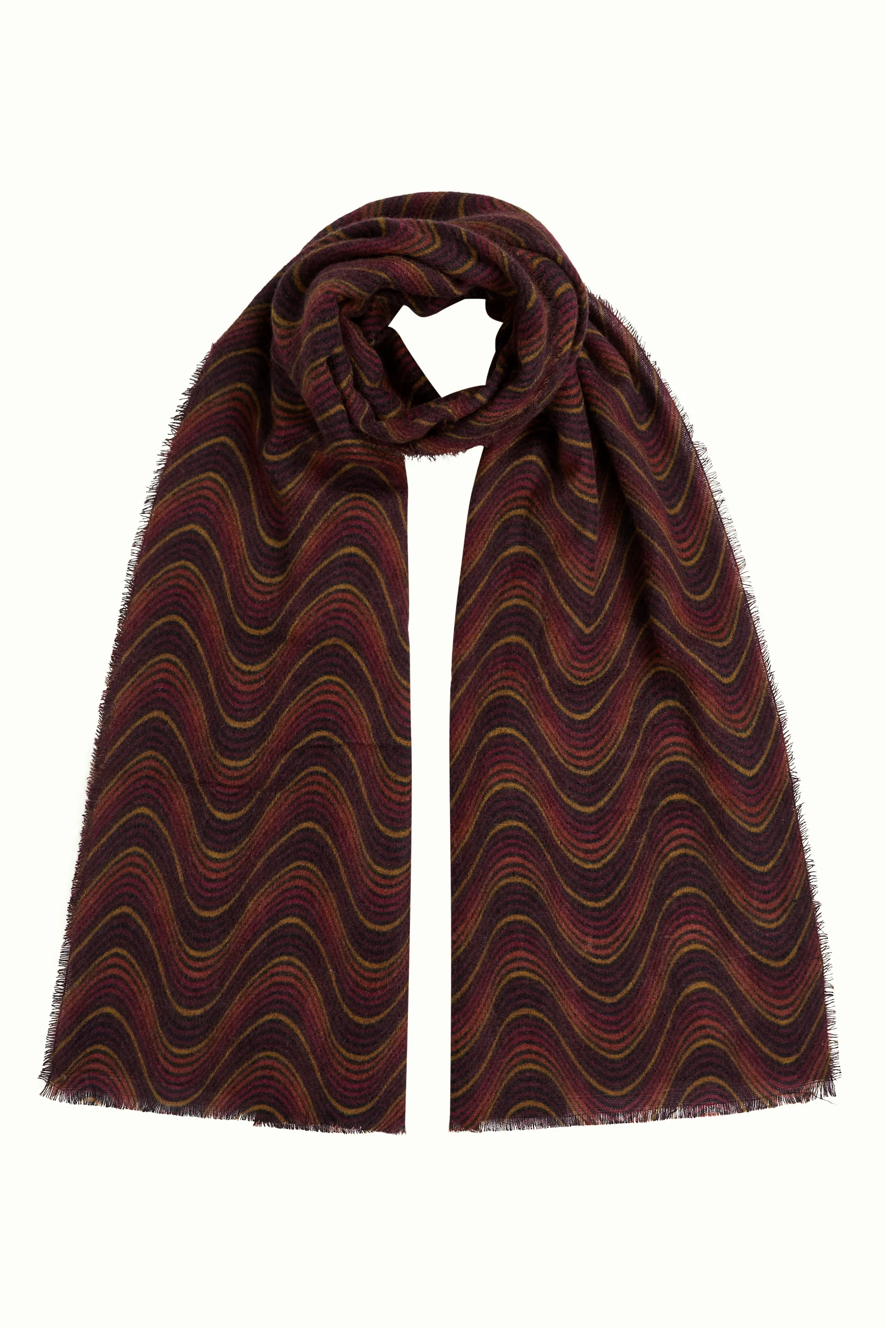 King Louie Schal Jefferson Scarf, Farbe Bitter Chocolate