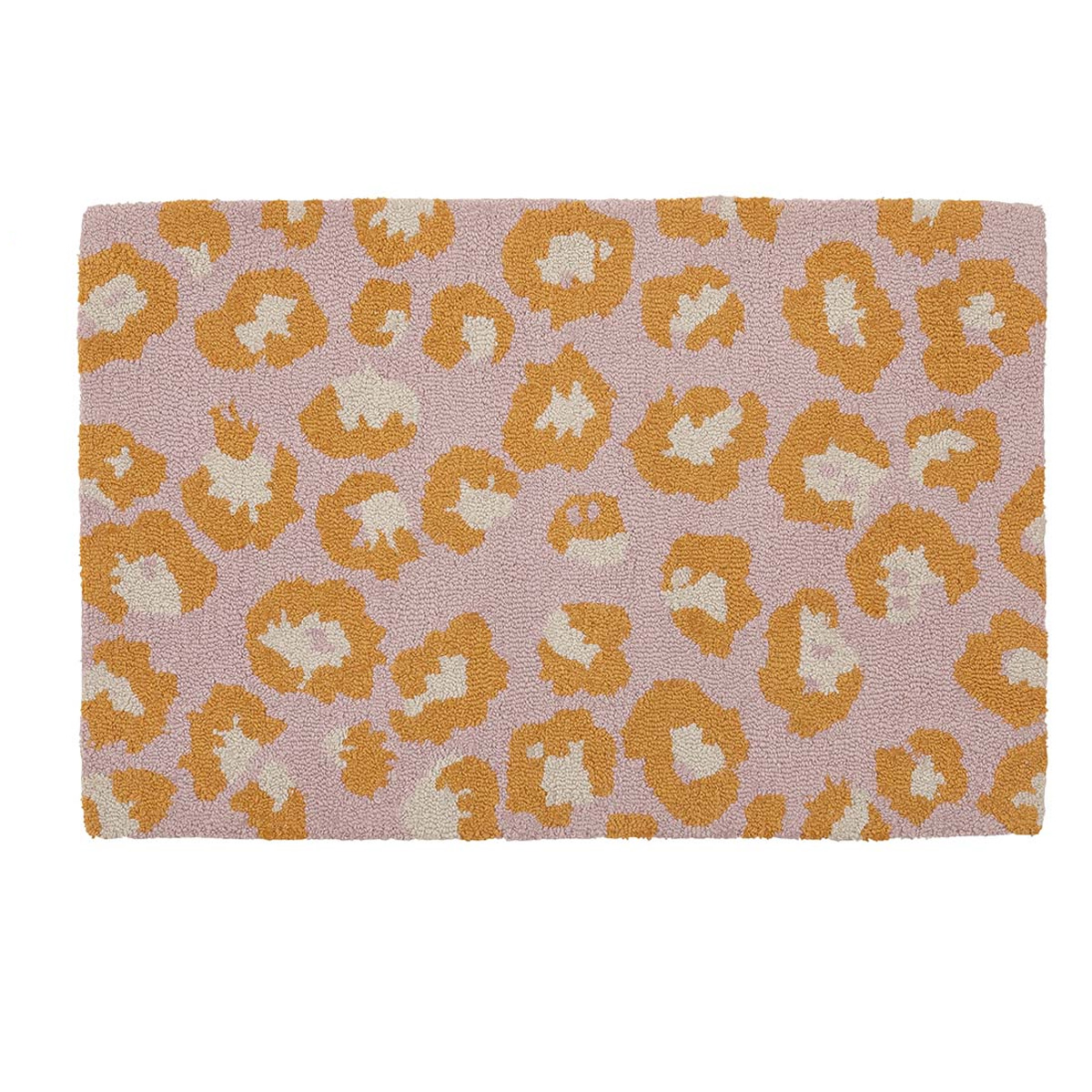 PET Teppich, LEO, PINK, hooked, handgetüftet, 60x90cm von liv PET Teppich, LEO, PINK, hooked, handgetüftet, 60x90cm von liv