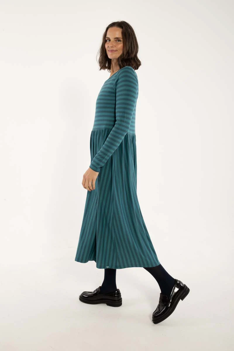Danefae Danekroeyer Kleid LS Modal Dress Dk Slate/Duck