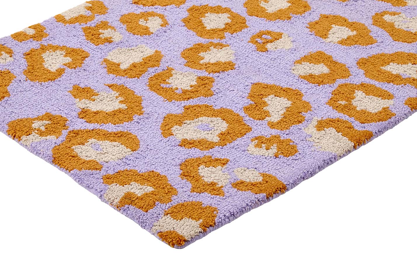 PET Teppich, LEO, LILAC, hooked, handgetüftet, 60x90cm von liv PET Teppich, LEO, LILAC, hooked, handgetüftet, 60x90cm von liv