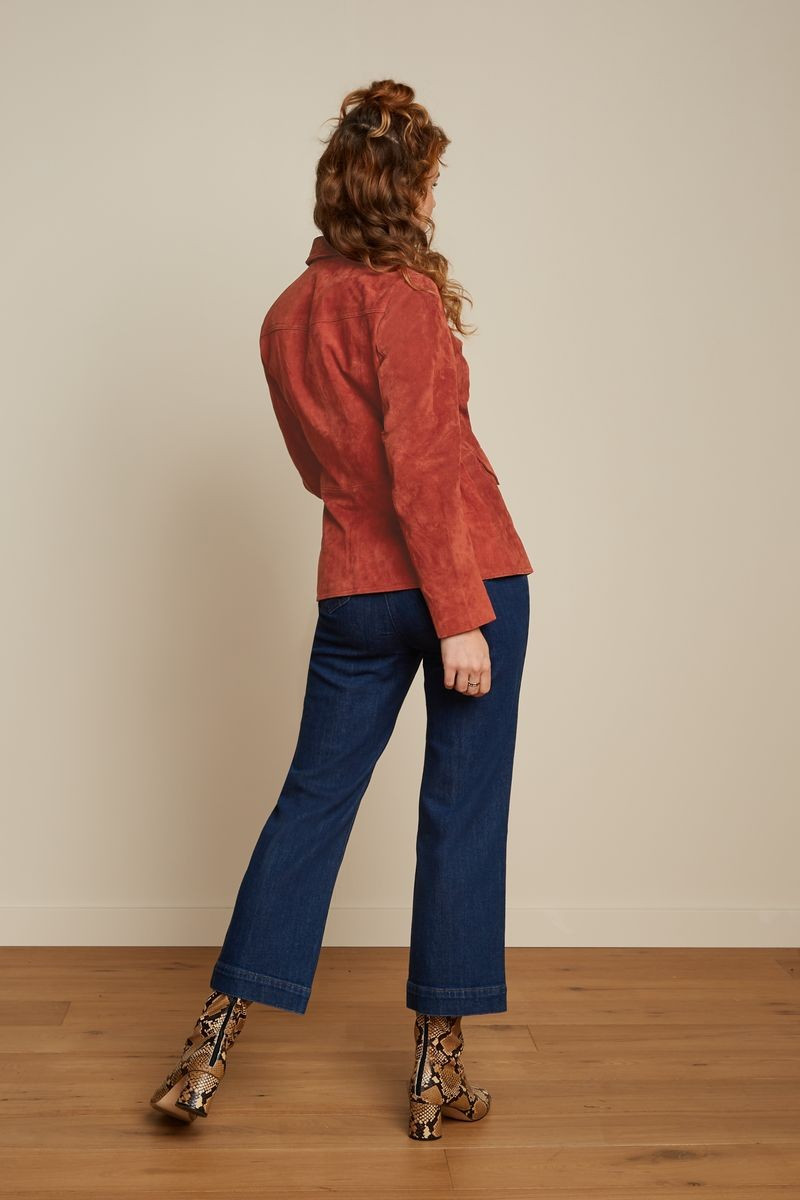 King Louie Rebel Jacket Suede, Wildlederjacke, Farbe: Rio Red King Louie Rebel Jacket Suede, Wildlederjacke, Farbe: Rio Red