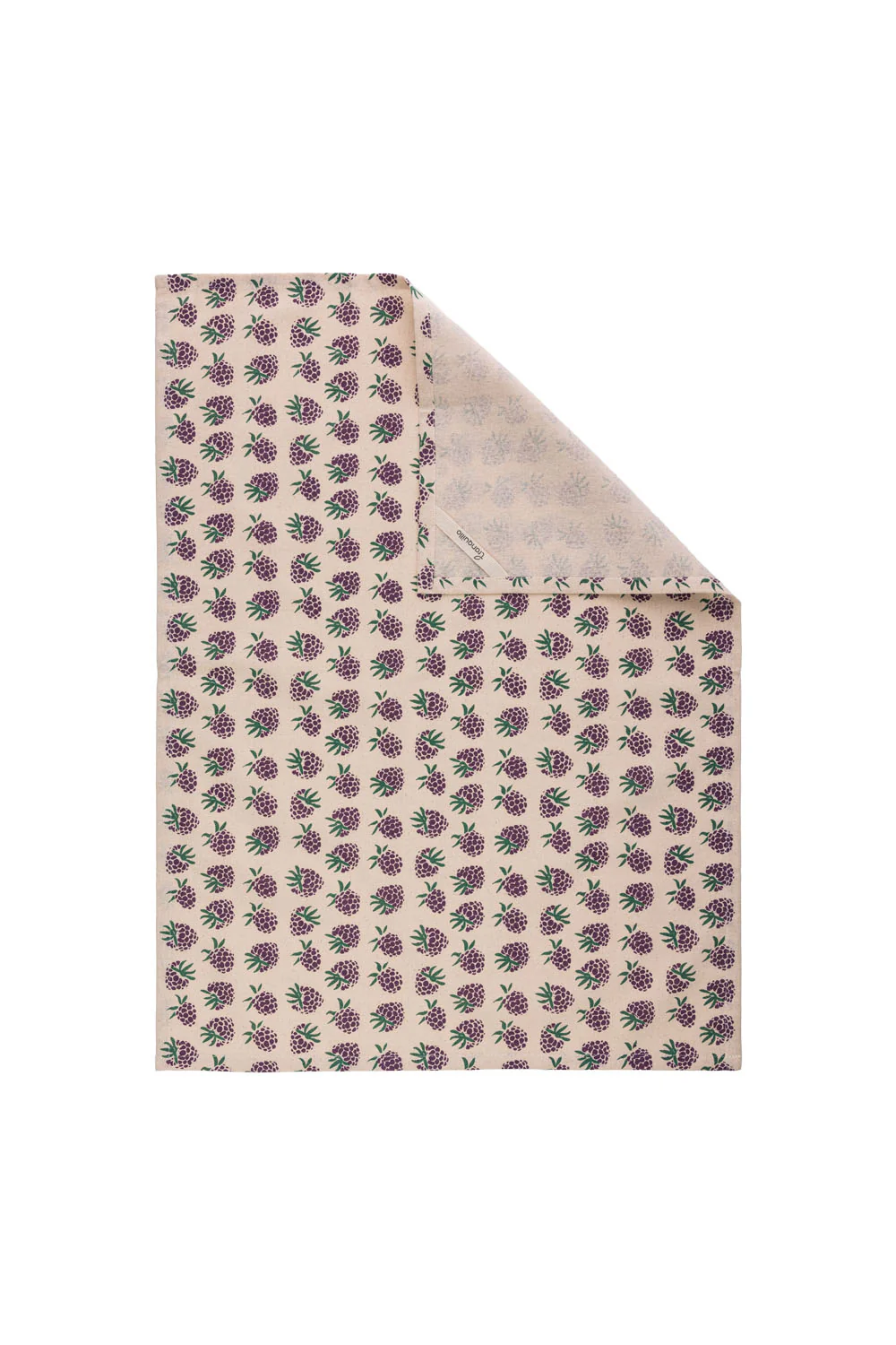 VINTAGE GARDEN Geschirrtuch Brombeeren, Biobaumwolle, ca. 50 x 70 cm 