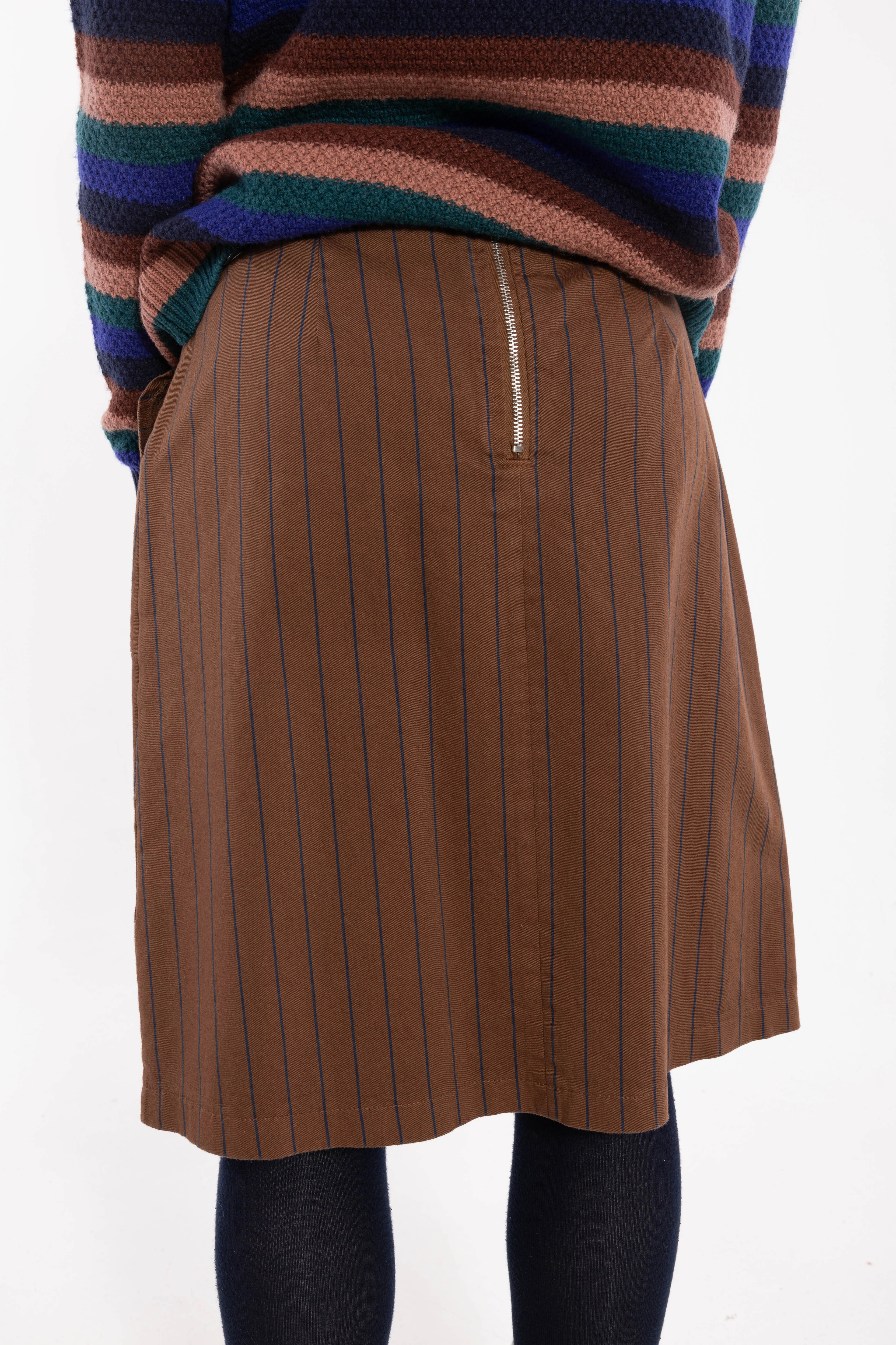 % Danefae Danekage Rock Stretch-Canvas-Rock Braun/Dunkelblau
