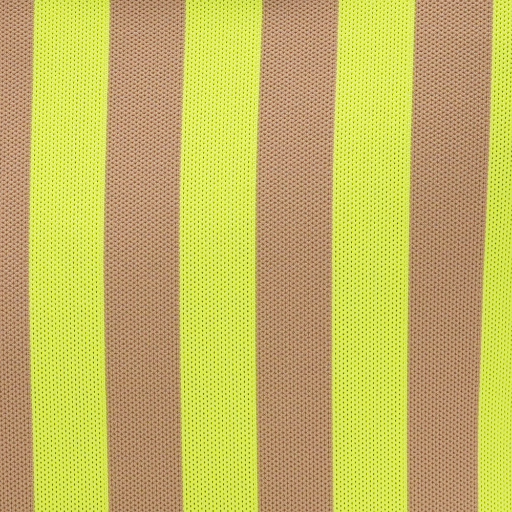 LOT83 Shopper Lara 59, Streifen Zitrone-Beige, ca. 46x12x38 cm