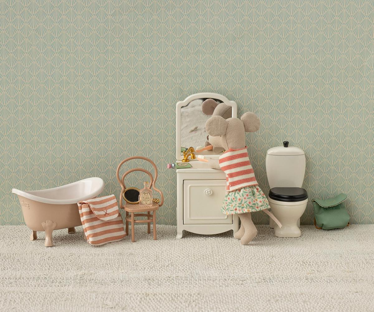 Maileg Vintage Stuhl, Maus - Dunkles Powder