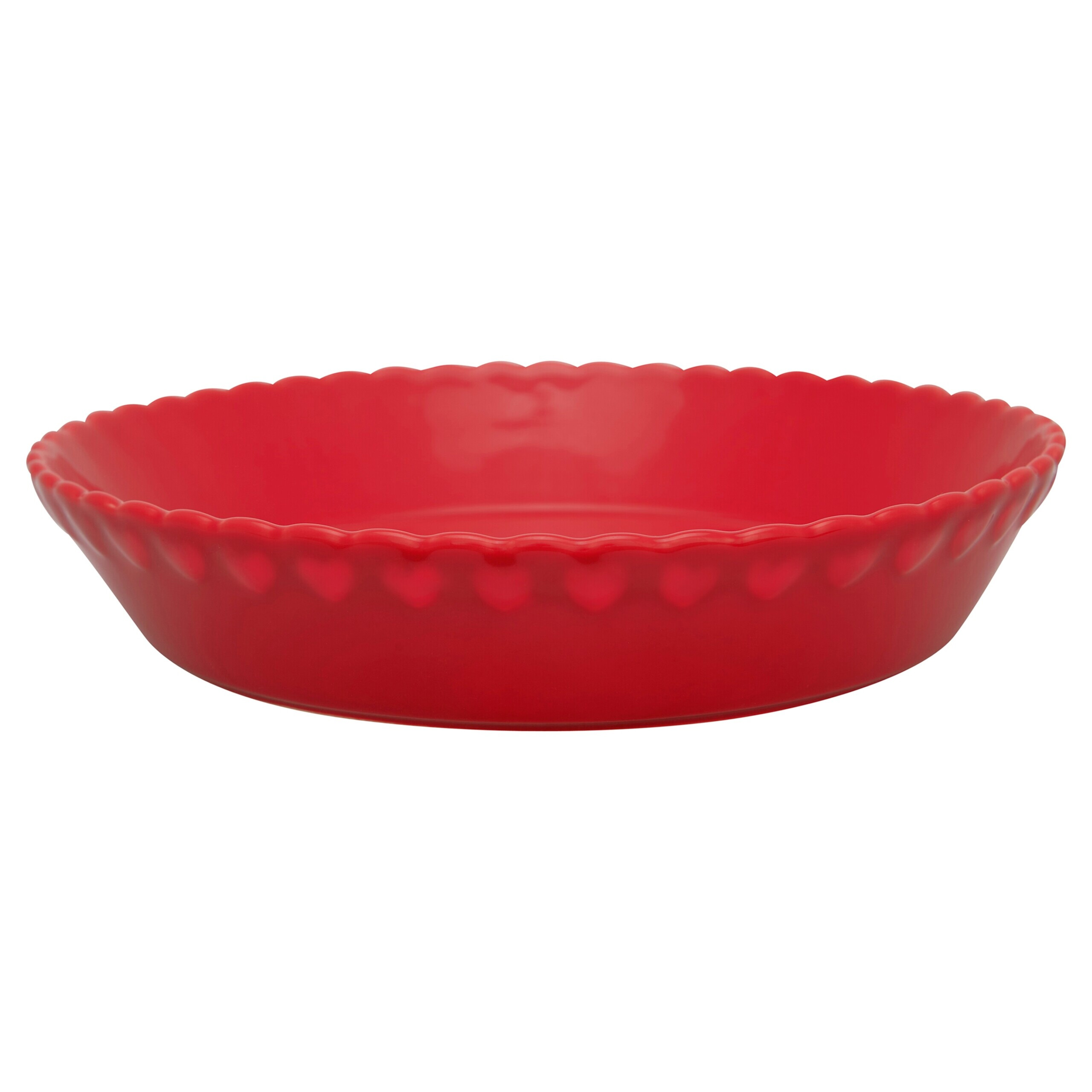 GreenGate Auflaufform"Penny" (Red), Pie plate, ca. 25,4 x 5,0 cm 