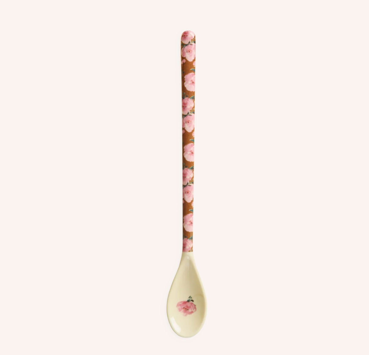 Rice Melamin Latte-Löffel - Rosa - Floral Fiesta Rose