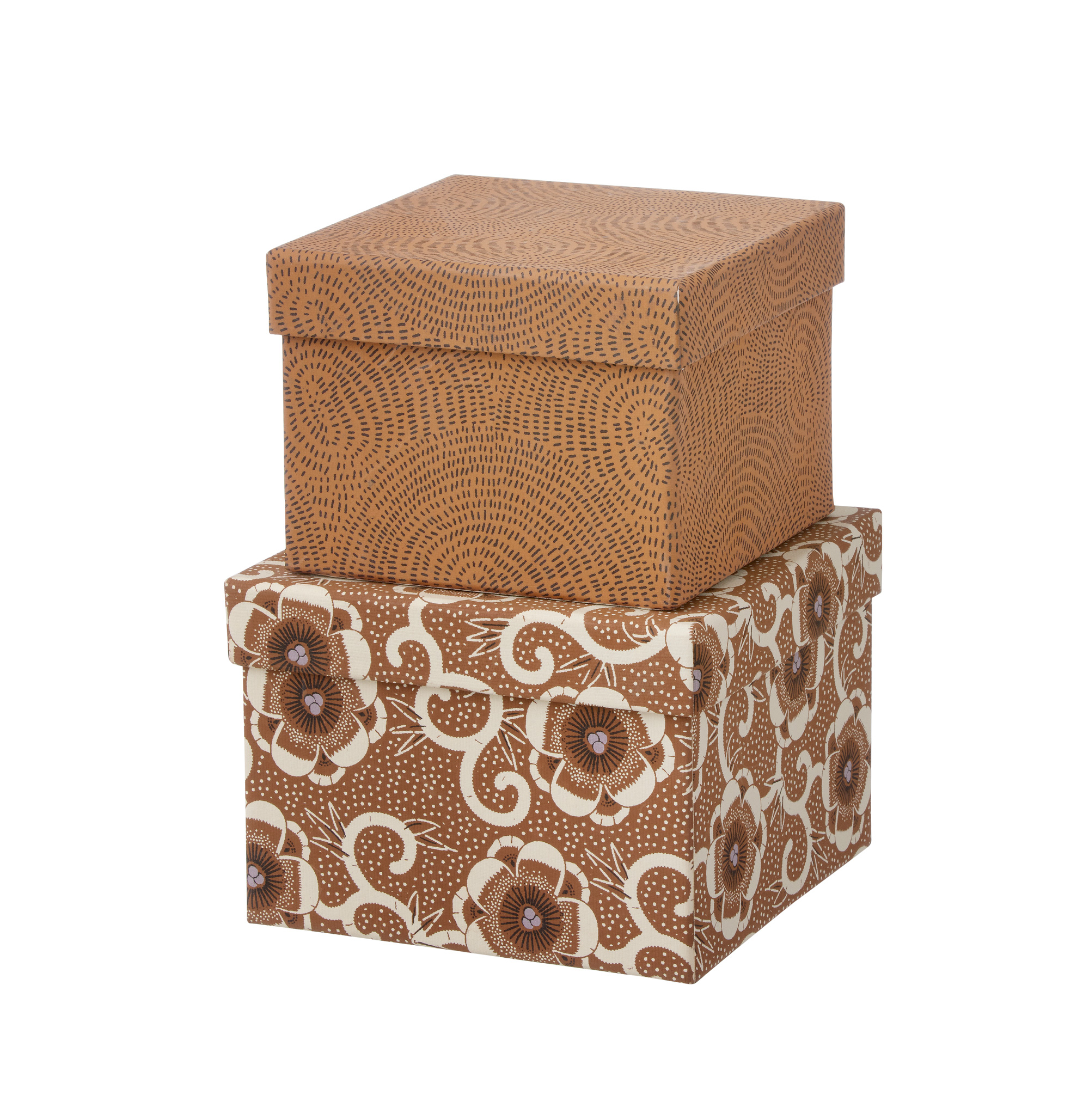 Bungalow Quadratische Papierboxen, box S Zen Espresso von Bungalow, pro Stück, verschieden Größen Bungalow Quadratische Papierboxen, box S Zen Espresso von Bungalow, pro Stück, verschieden Größen