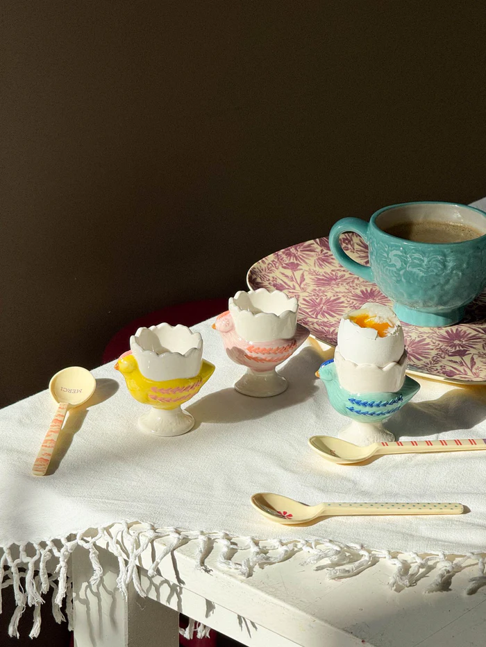 Rice Eierbecher Huhn/Henne Pink/Rosa