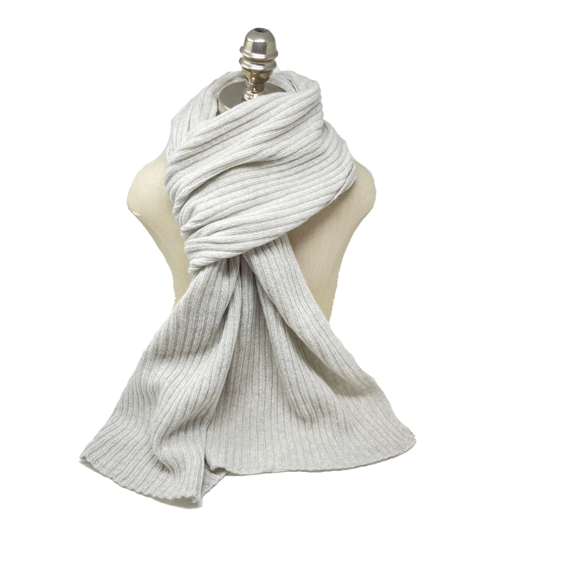 McKernan Schal "FIONN" SILVER FOG,  ca. 30 x 210 cm , 100 % Wolle 