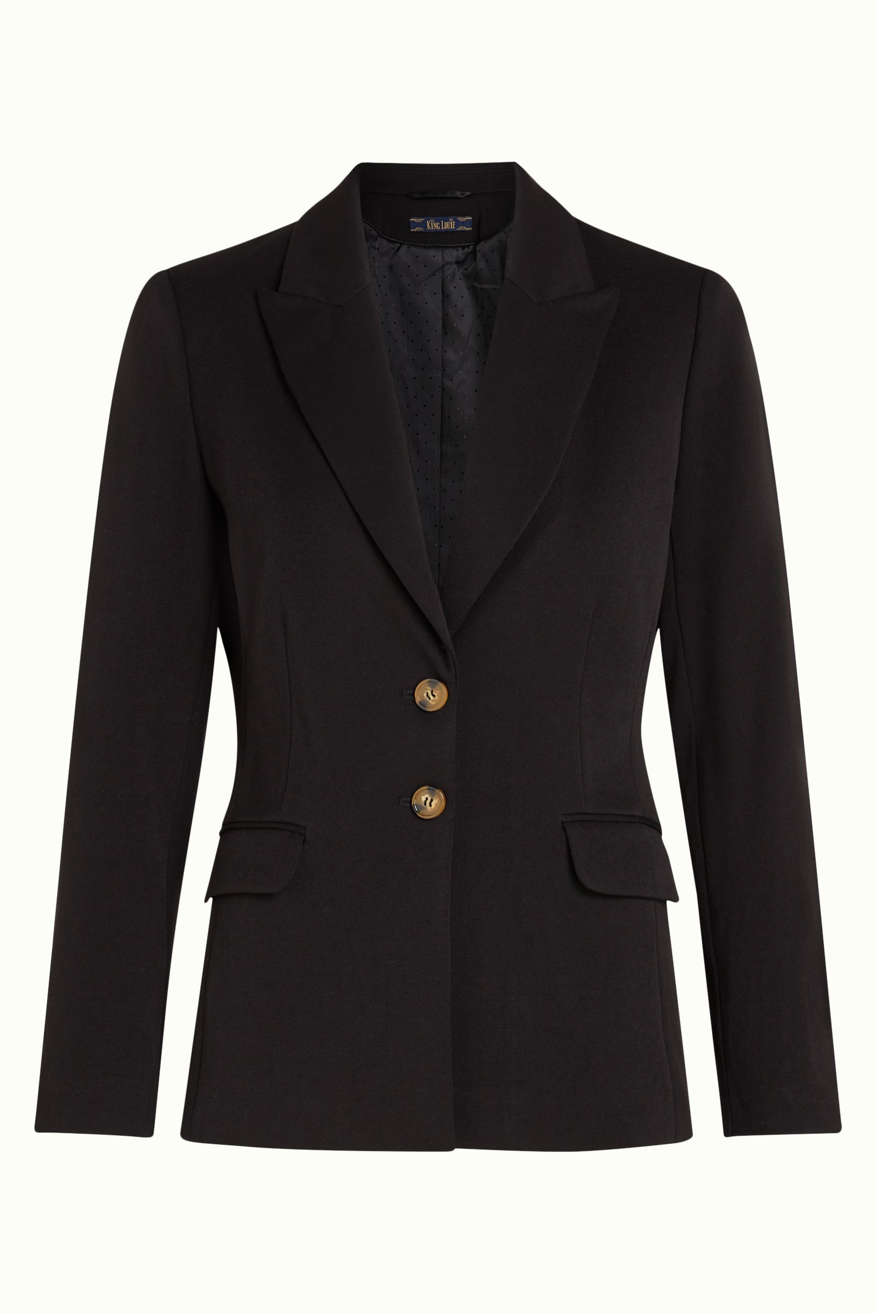 King Louie Bianca Blazer Broadway, Farbe: Schwarz...toll in Kombination mit der Hose Frederica King Louie Bianca Blazer Broadway, Farbe: Schwarz...toll in Kombination mit der Hose Frederica