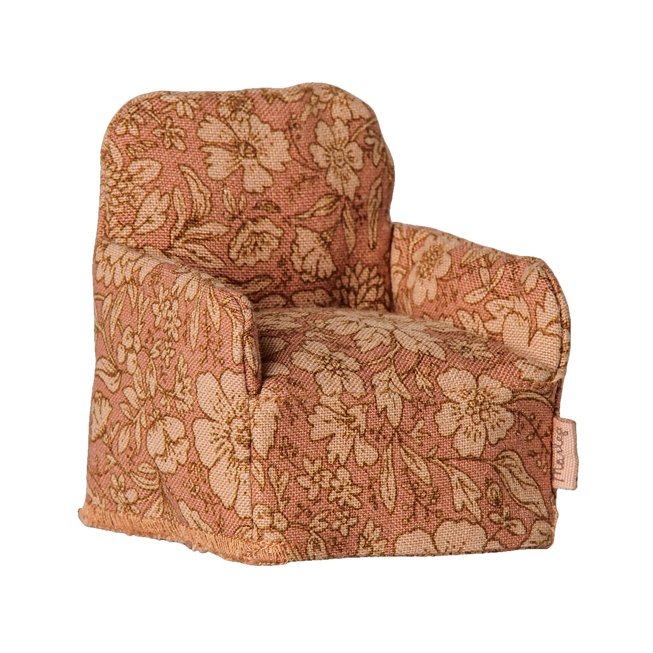 Maileg Sessel fürs Mausehaus mit Blumenmuster, Klappstuhl, Maus – Blume, ca. 7,5 cm