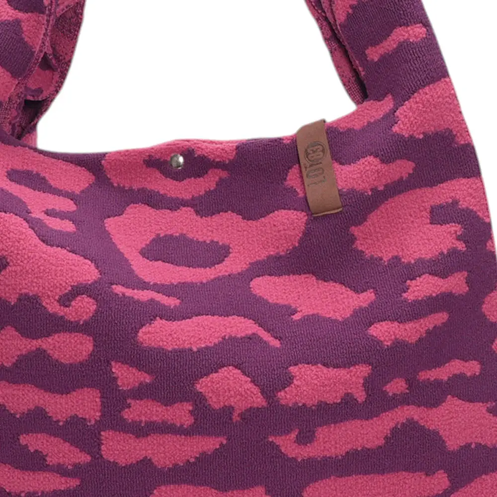 LOT83 Shopper Lois 183, LEO Violett-Altrosa, Kuschelig, ca.  45 x 35 cm