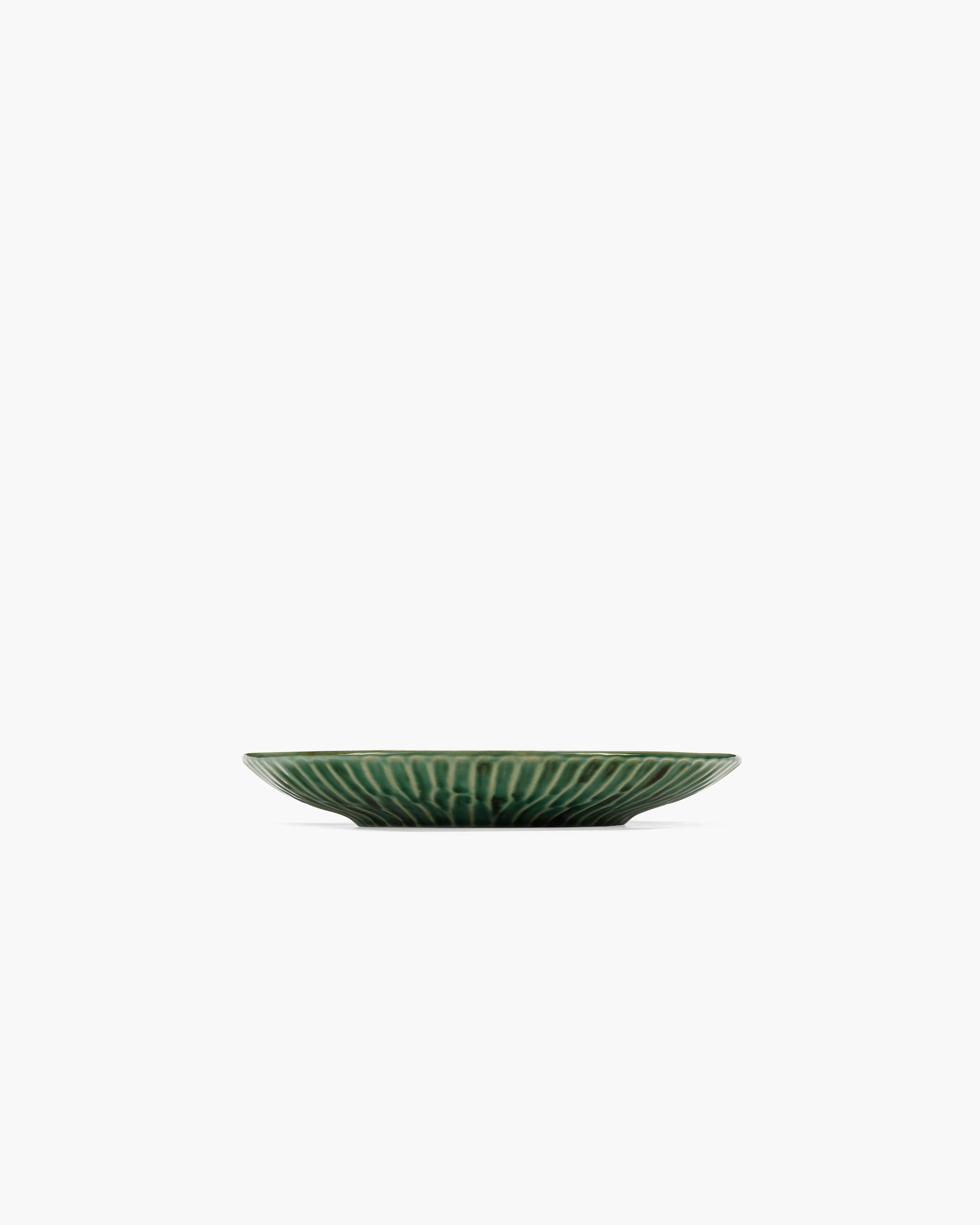  Verde Lanza Vorspeisenteller  grün von Pascale Naessens, D. ca. 23,7 cm   