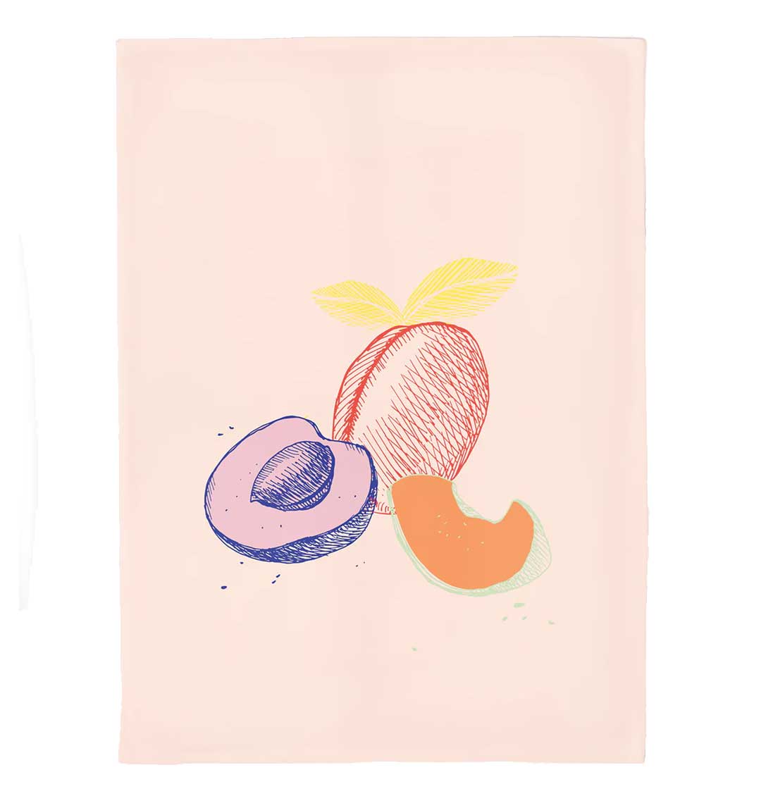 Geschirrtuch apricot, Organic Kitchen Towel     