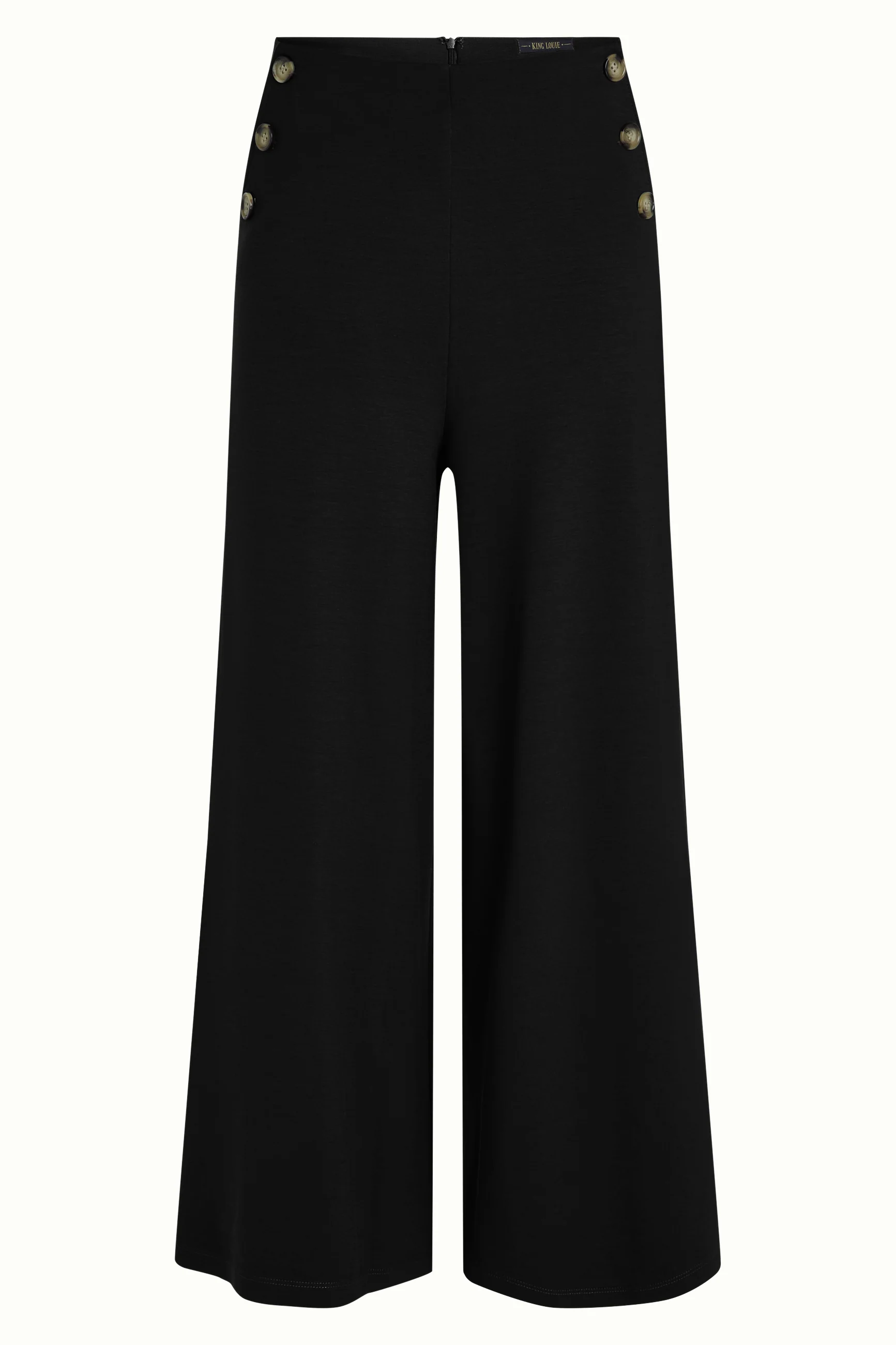 King Louie Hose Pia Culotte Milano Uni Farbe: Black