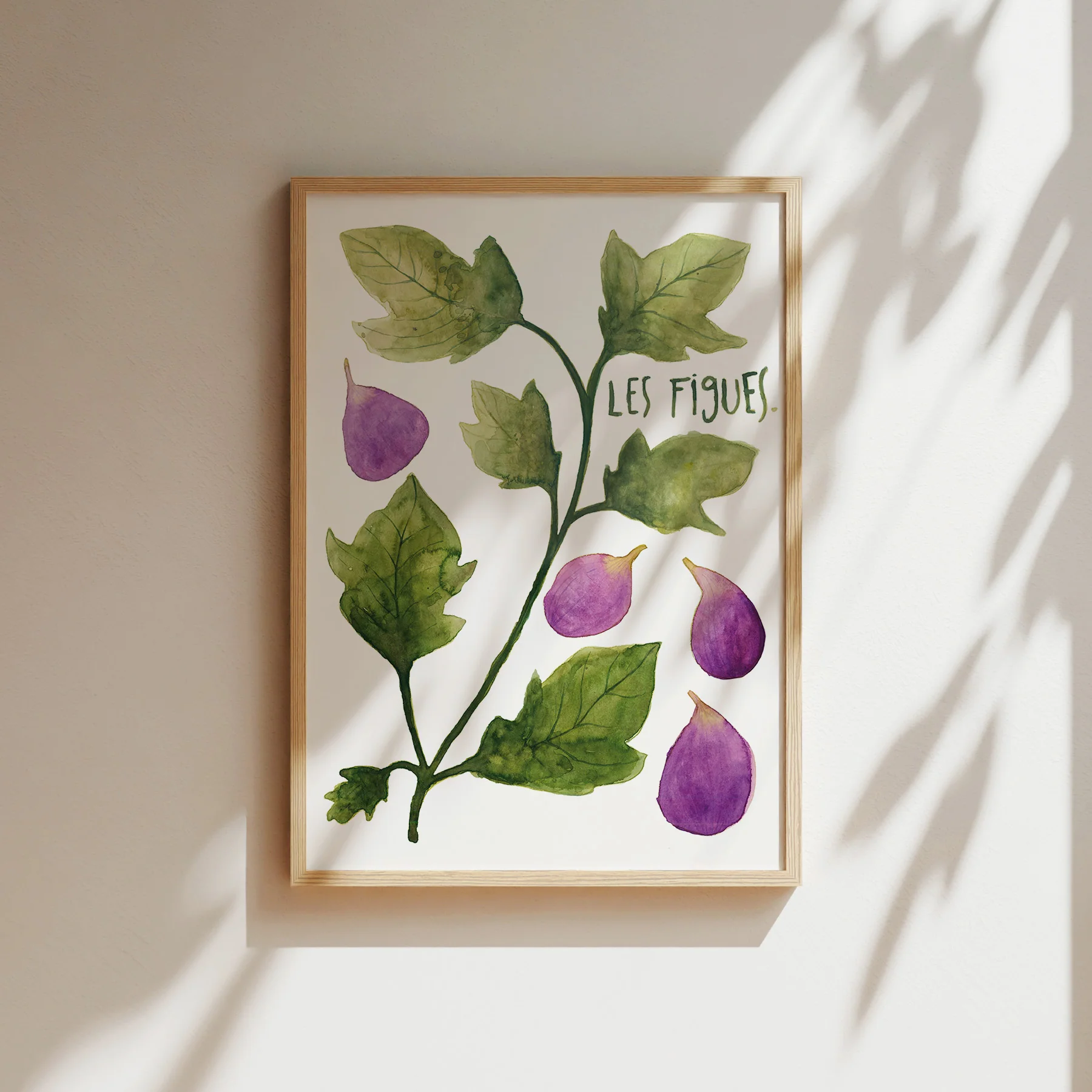 Leo La Douce Kunstdruck LES FIGUES, A3, Feigen