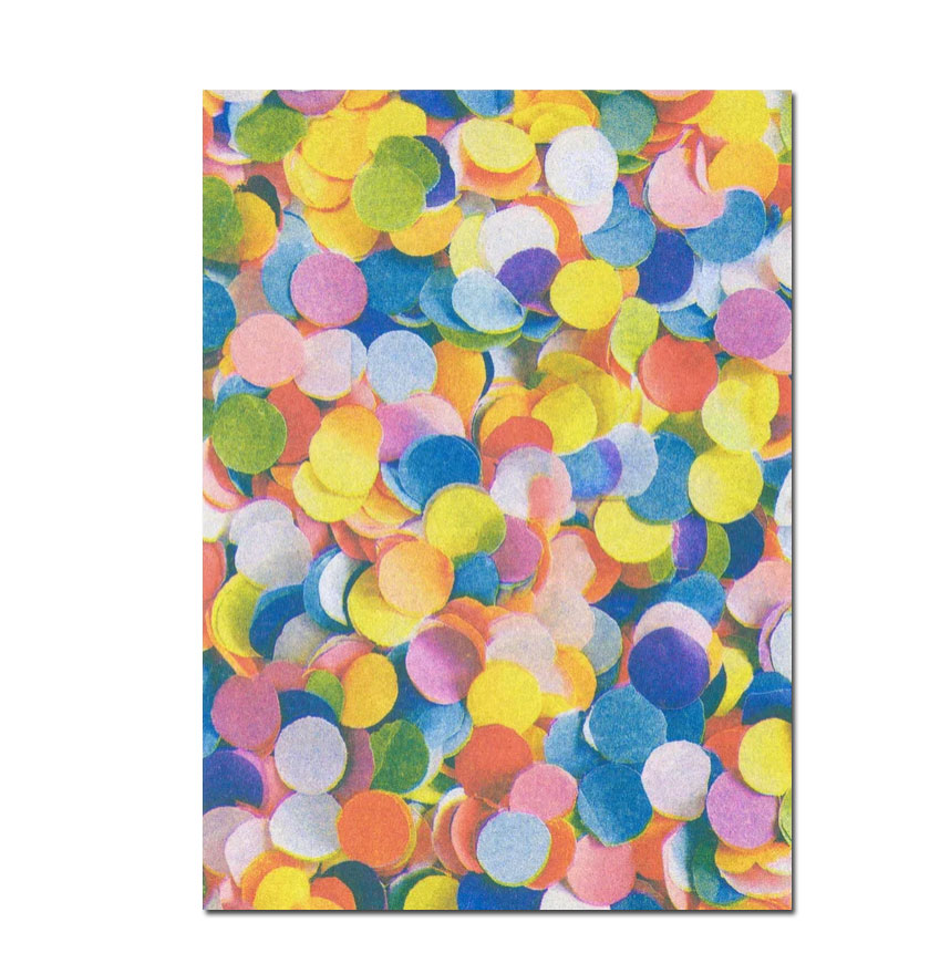 Herr und Frau Rio Postkarte Paper Confetti, Risographie Postkarte