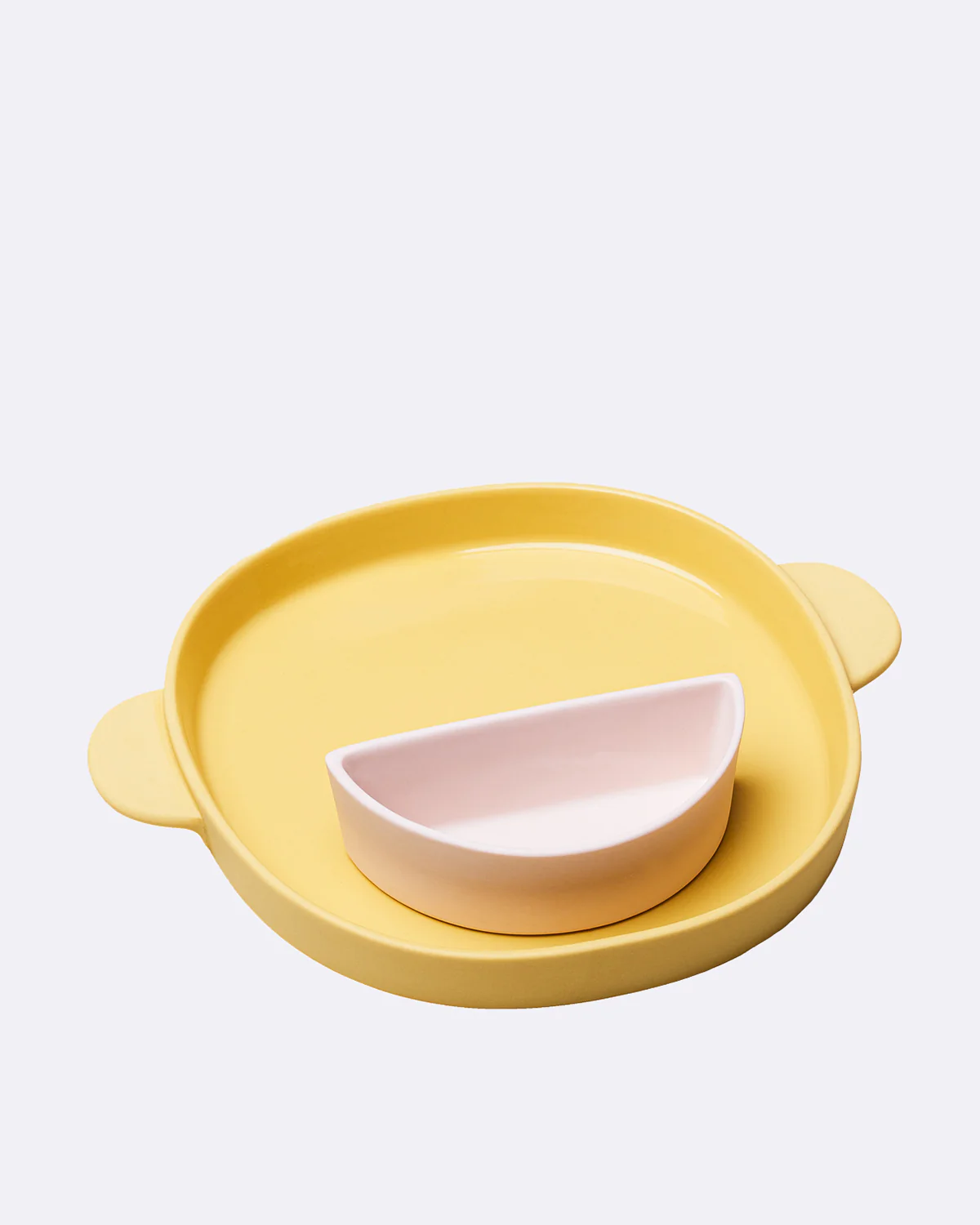 GOOD MOOD Kinderteller- BO, Porzellan, Gelb