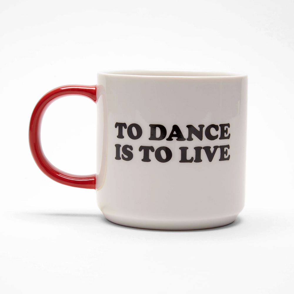 The Peanuts Becher To Dance is To Live, Snoopy  Tasse, ca. 330 ml , Tanzen