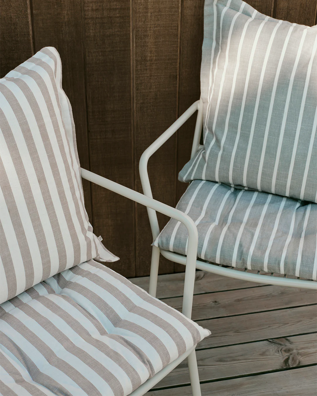 Kissenbezug MARTA, ca. 50 x 50 cm, Agave Green/Light Beige von Broste Copenhagen, OEKO-TEX®  