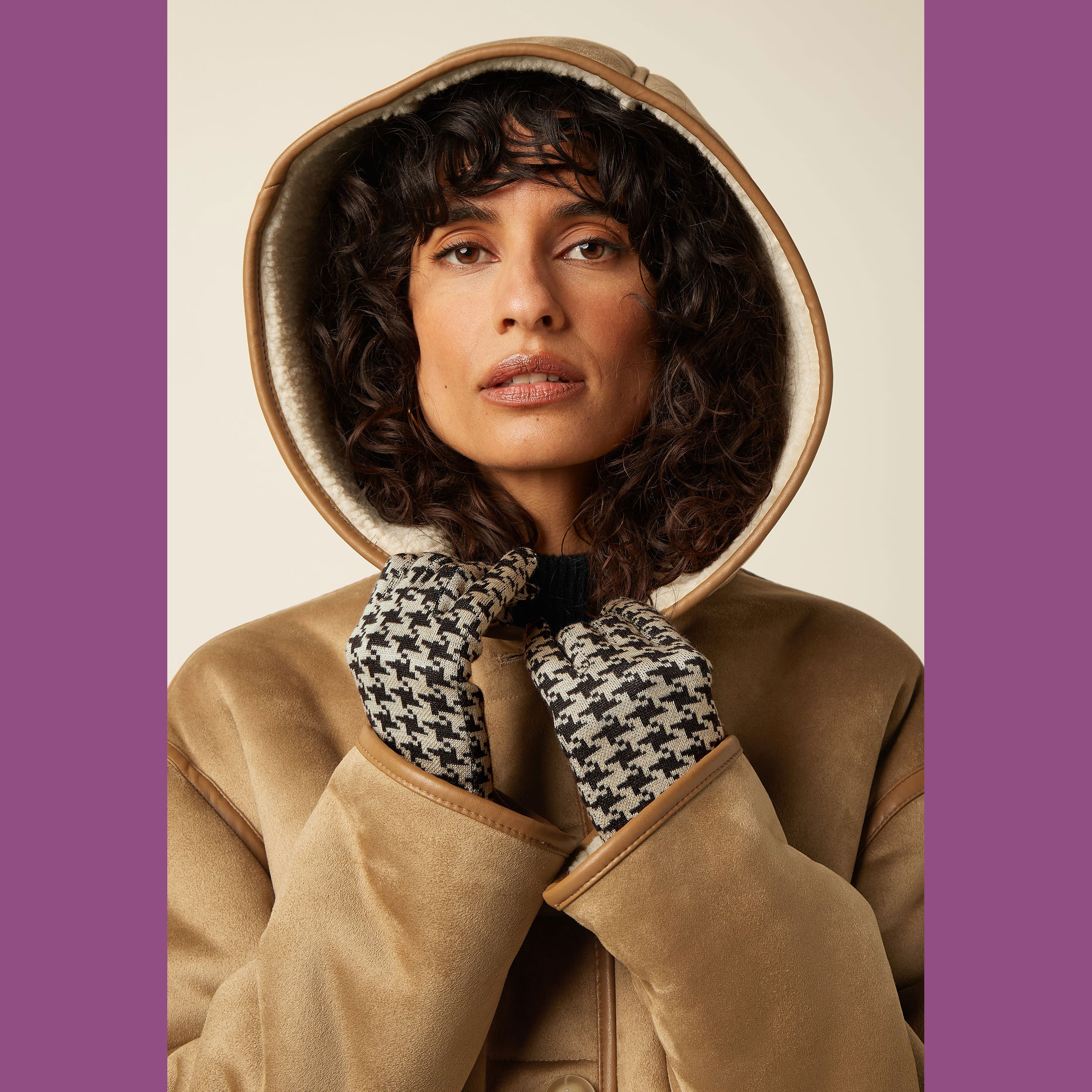 King Louie Handschuhe Dione Glove, Farbe:  Almond - Gloves