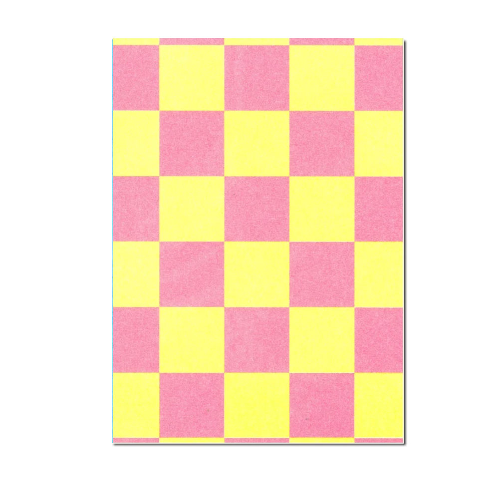 Herr und Frau Rio Postkarte Checkers, Risographie Postkarte