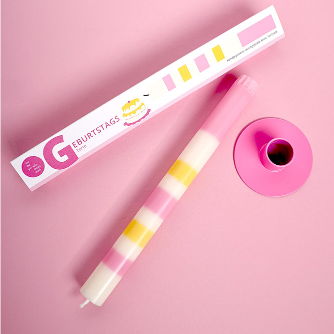 KERZE GEBURTSTAGSTORTE von not the girl who misses much , Stabkerze   