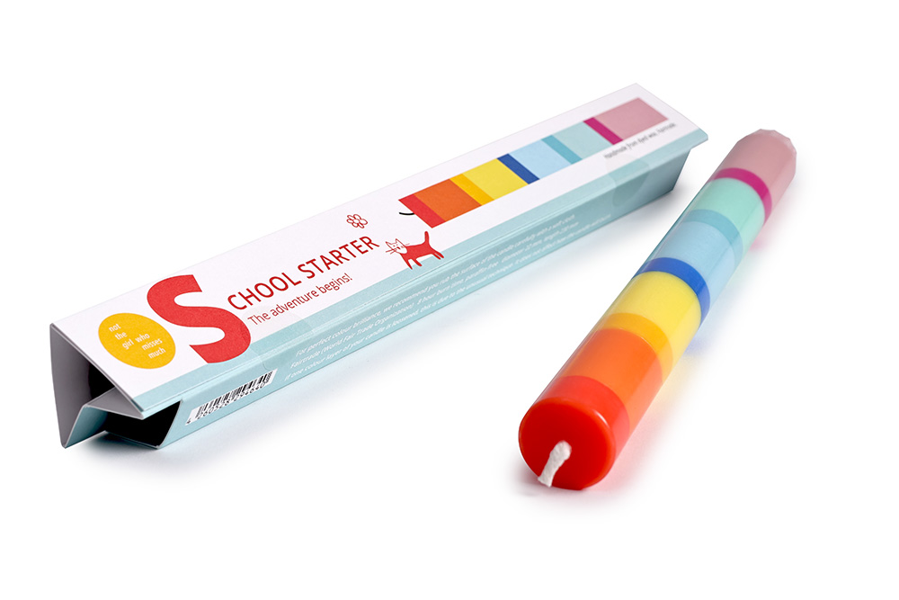 KERZE SCHULKIND von not the girl who misses much , Stabkerze  