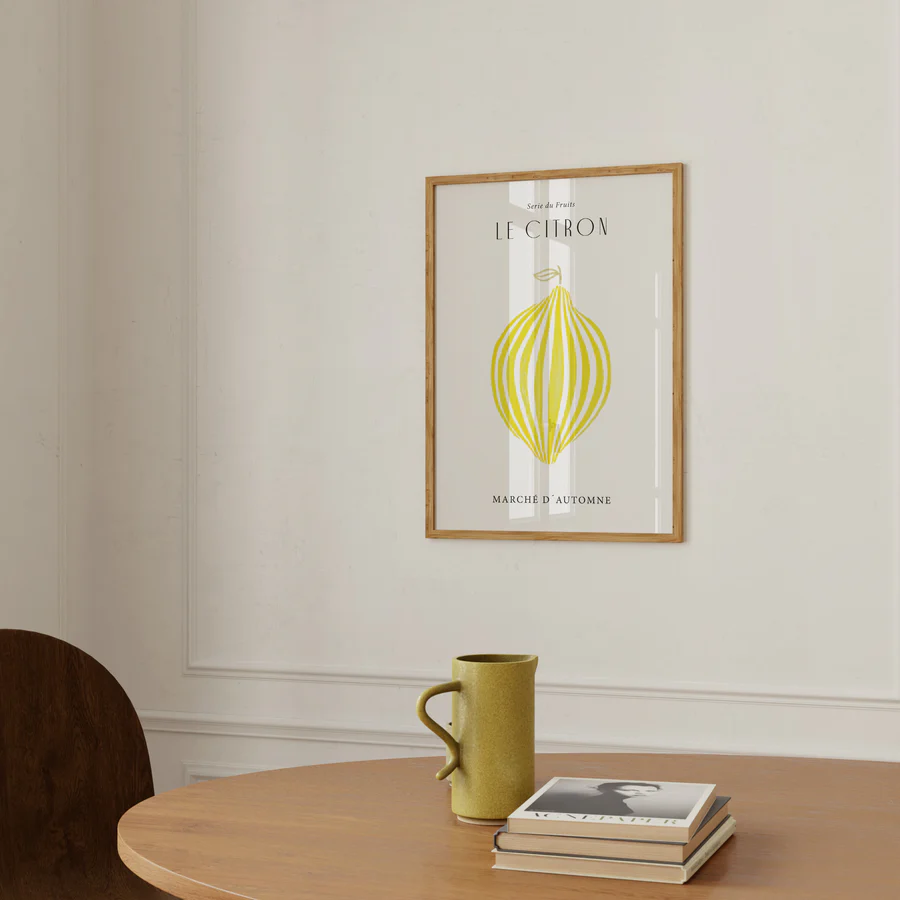 Leo La Douce Kunstdruck LE CITRON, A3, Zitrone