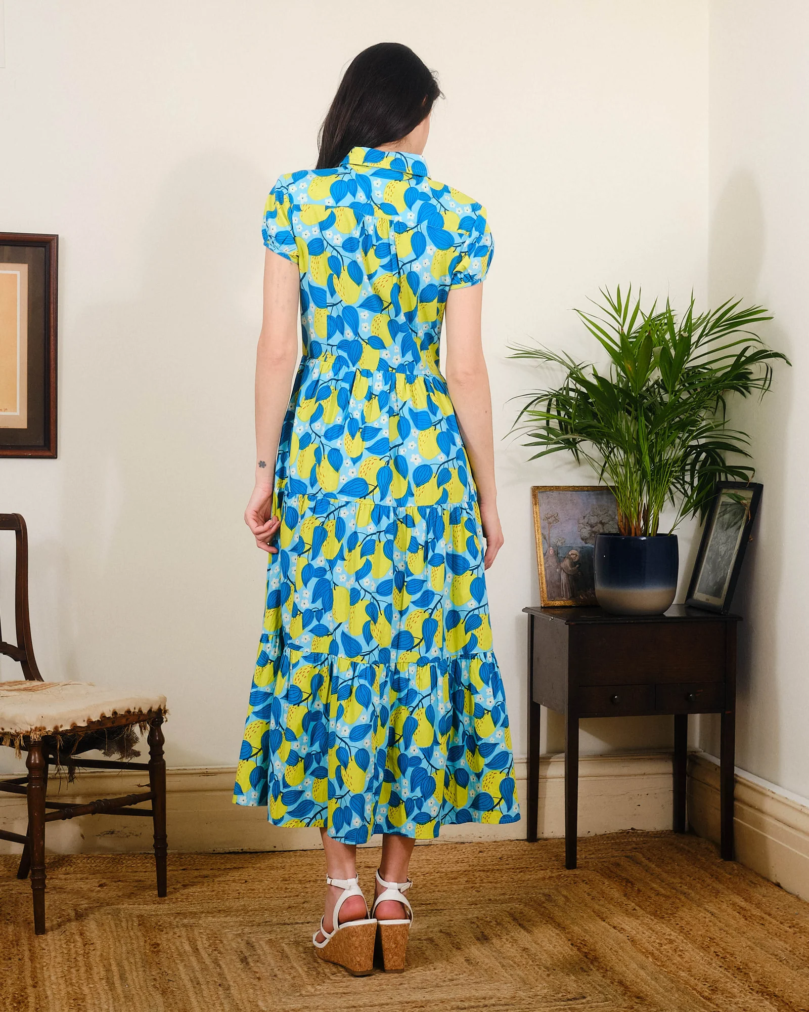 % Pretty Vacant Kleid Molly Dress in  Apple Blossom 100% Organic Cotton GOTS Certified 