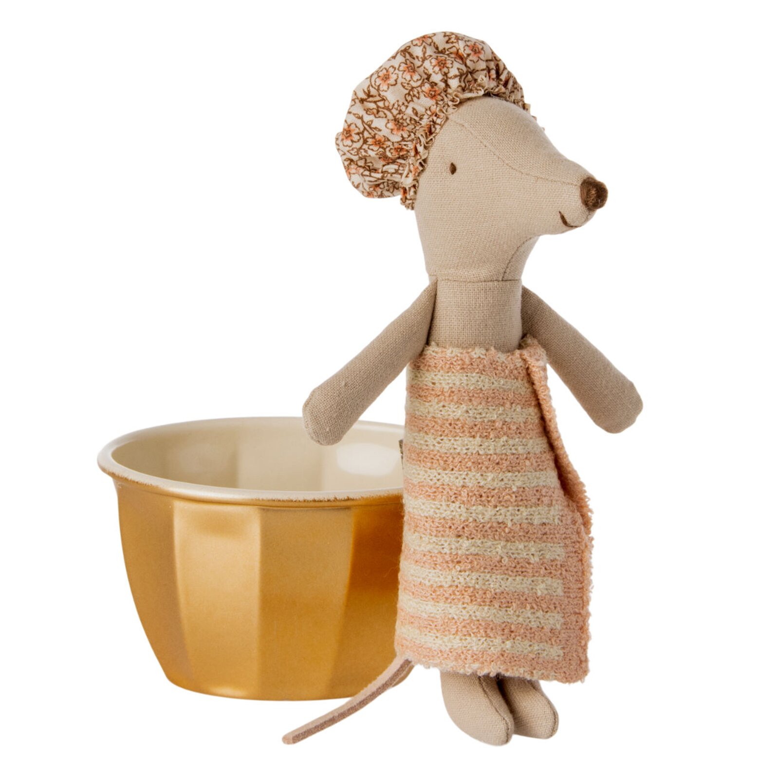 Maileg Wellness-Maus, Große Schwester, ca. 15 cm , Maus in der Wanne 