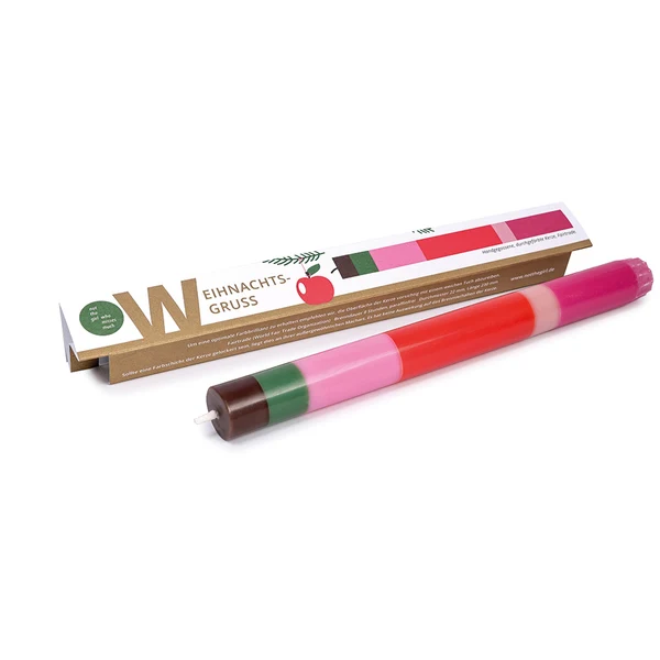 KERZE Weihnachtsgruss von not the girl who misses much , Stabkerze, WEIHNACHTSGRUSS Kerze