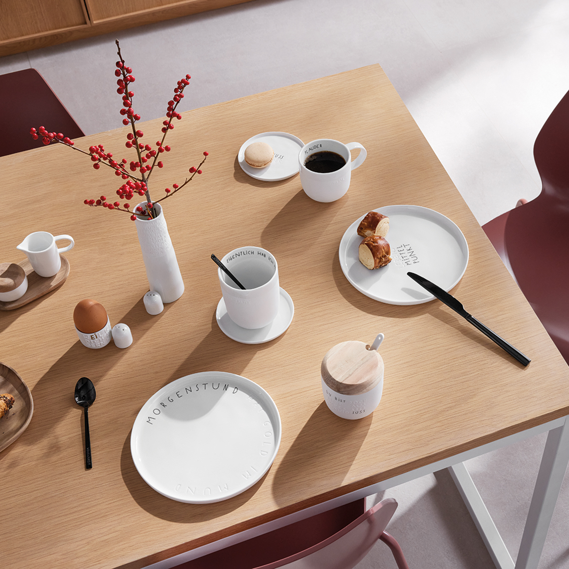 GUTEN MORGEN. TASSE "PLAUDERTASSE" von Räder   