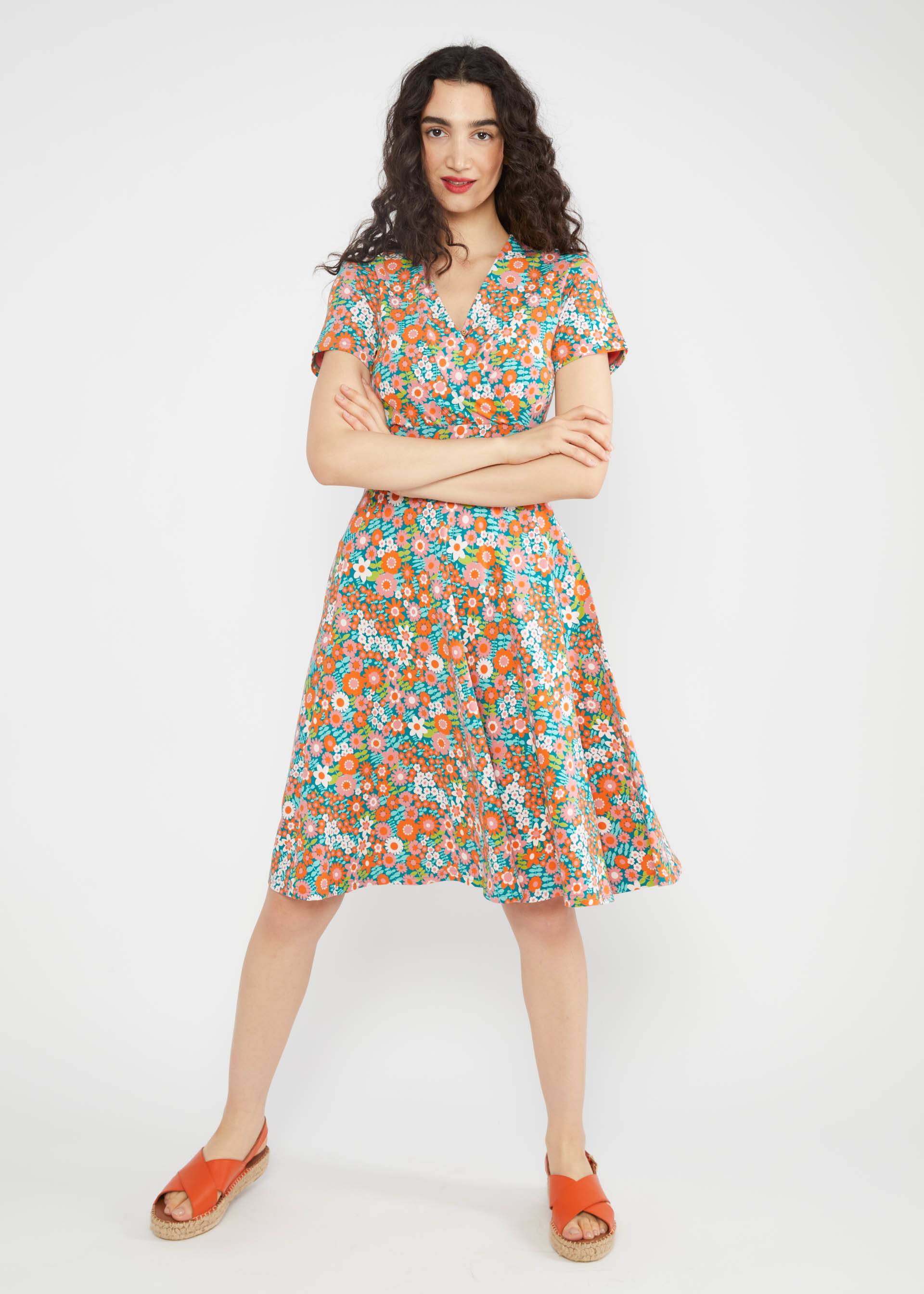 % Blutsgeschwister Freizeitkleid Shalala Tralala Spring - flower flow %
