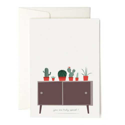 Doppelkarte Cactus von Please to Meet
