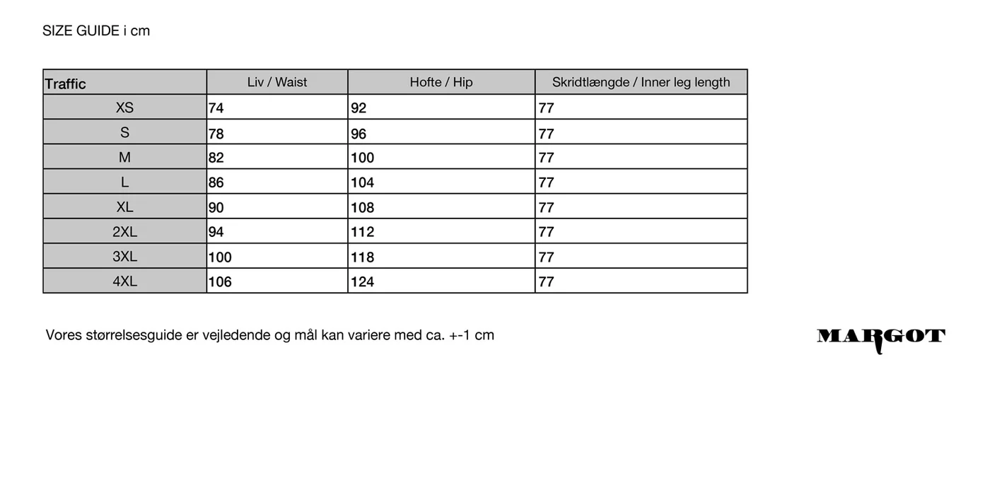 MARGOT Traffic Hose blau,  MARGOT verrückte Mode aus Dänemark