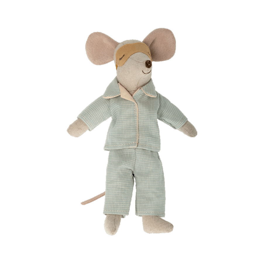 Maileg  Schlafanzug für Papa Maus mit Schlafmaske :-)