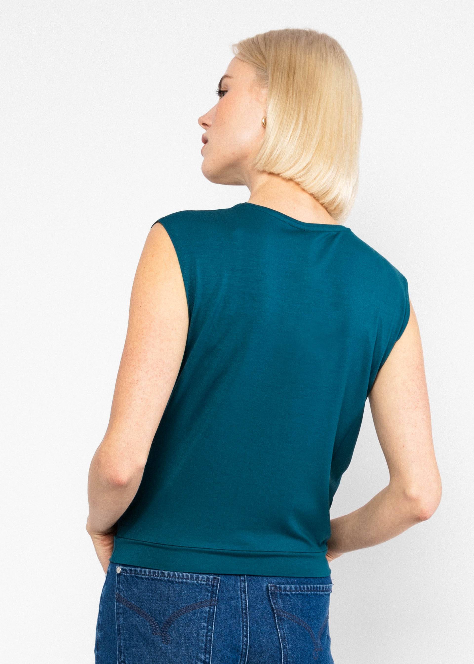 Blutsgeschwister Top Tiny Crew - romantic nights petrol