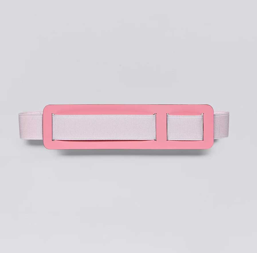 NUUNA Anti Handbag Textilband L Recyceltes Leder Bubblegum