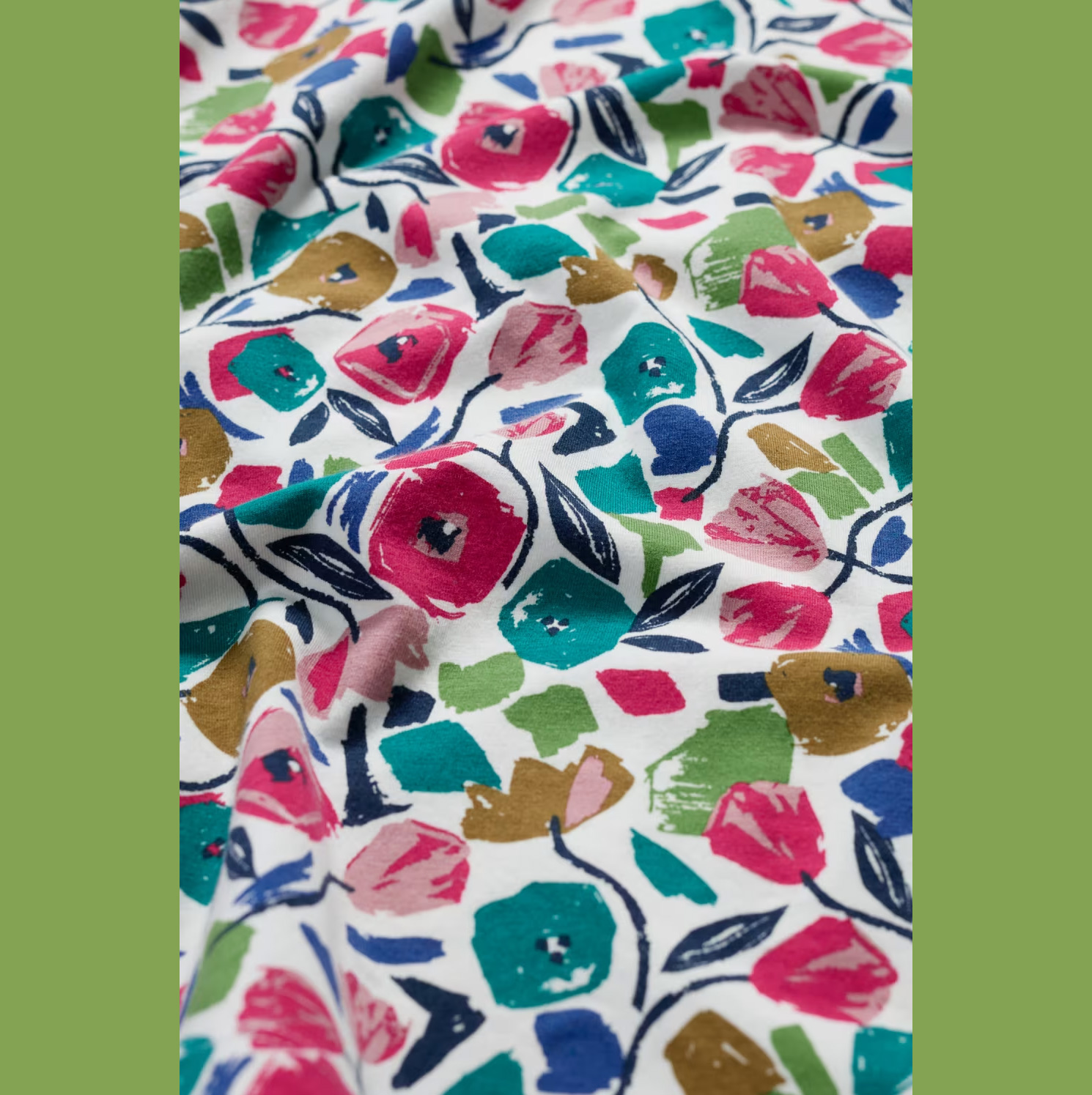 % SEASALT CORNWALL PYJAMA Tree Shadow Jersey , Zennor Blooms Mix %