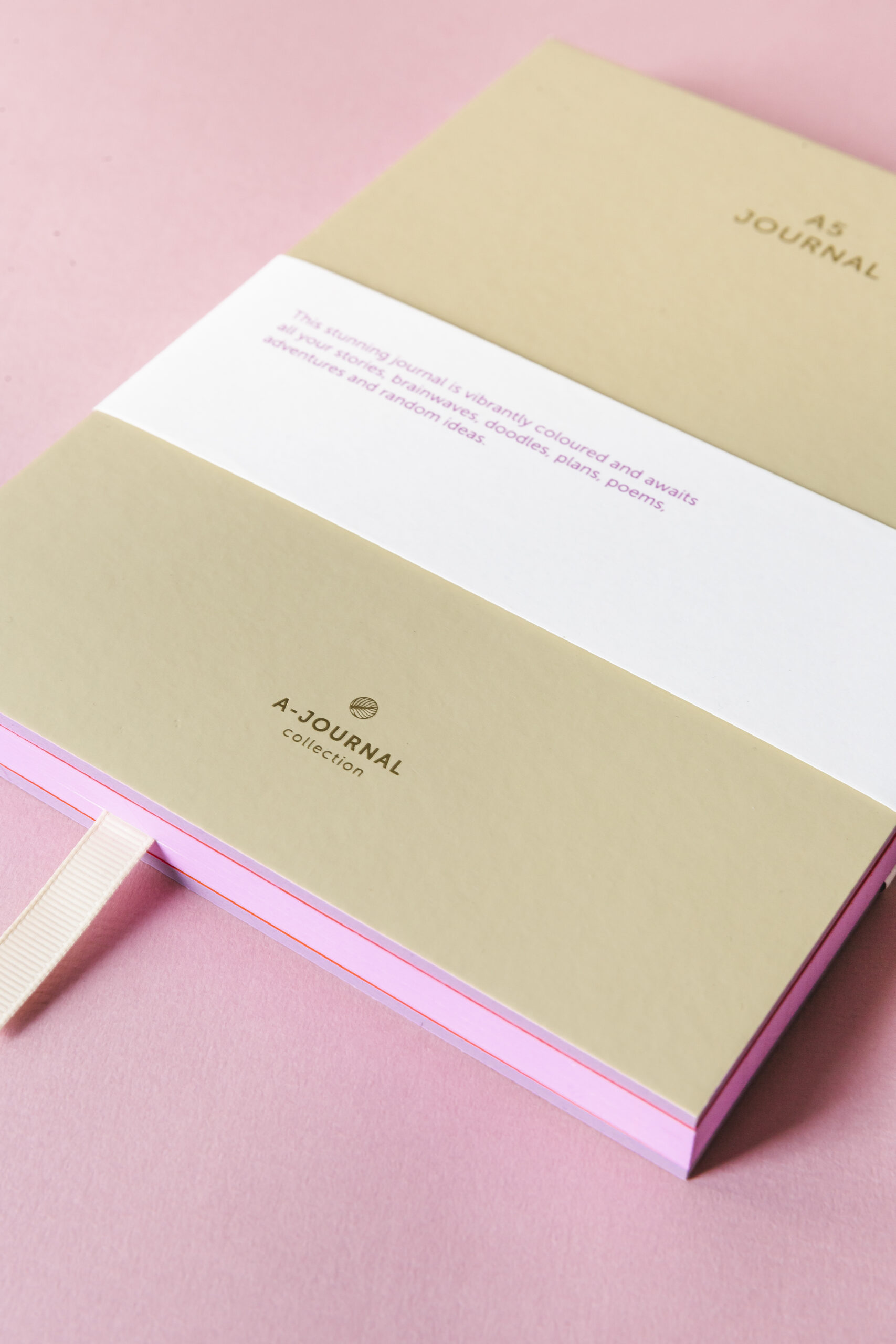 A-Journal Notizbuch A5, "The Fresh Light"Journal Notebook, ca. Notizbuch A5, ca. 22 × 16 cm