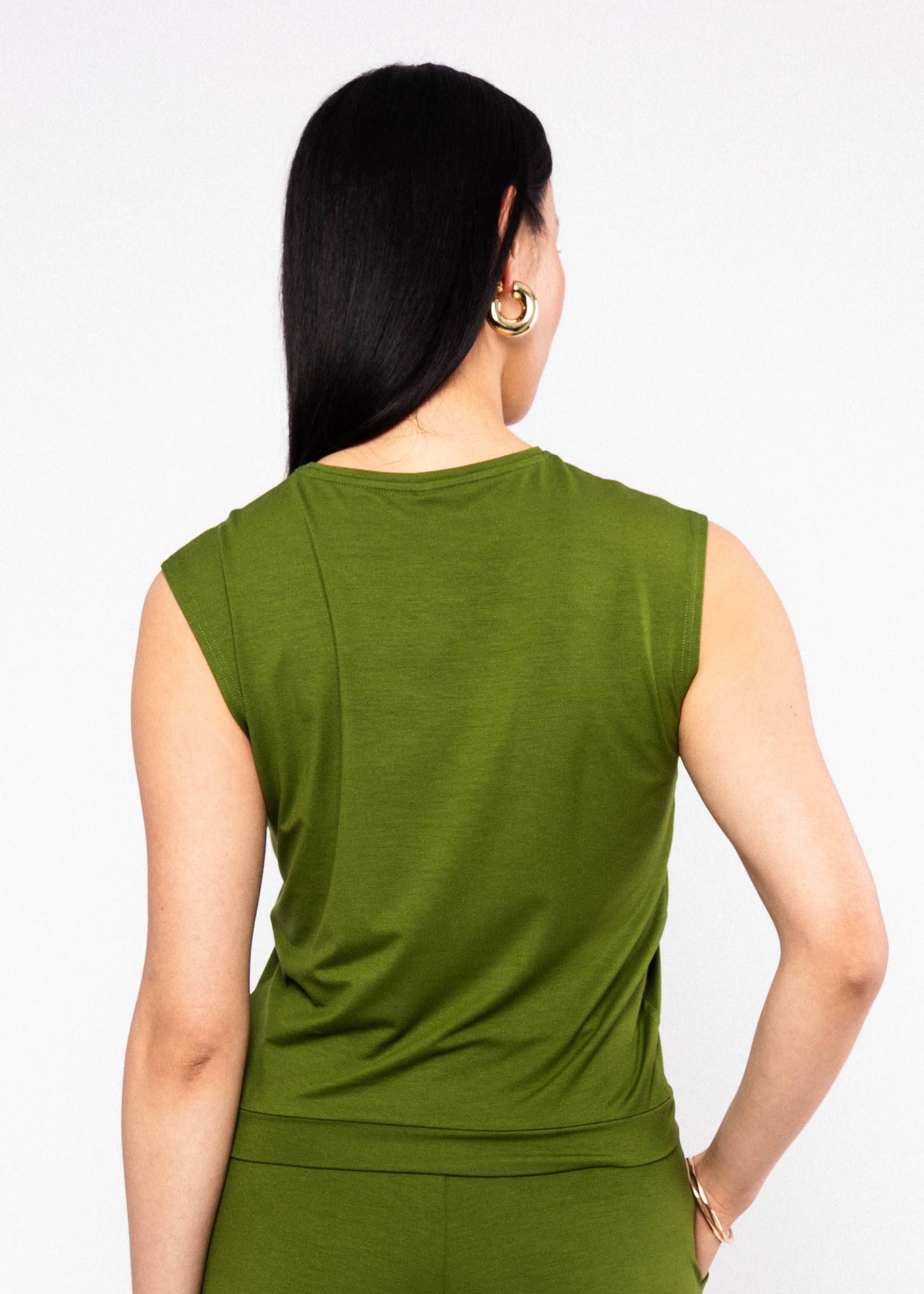 Blutsgeschwister Top Tiny Crew - tropical harmony green