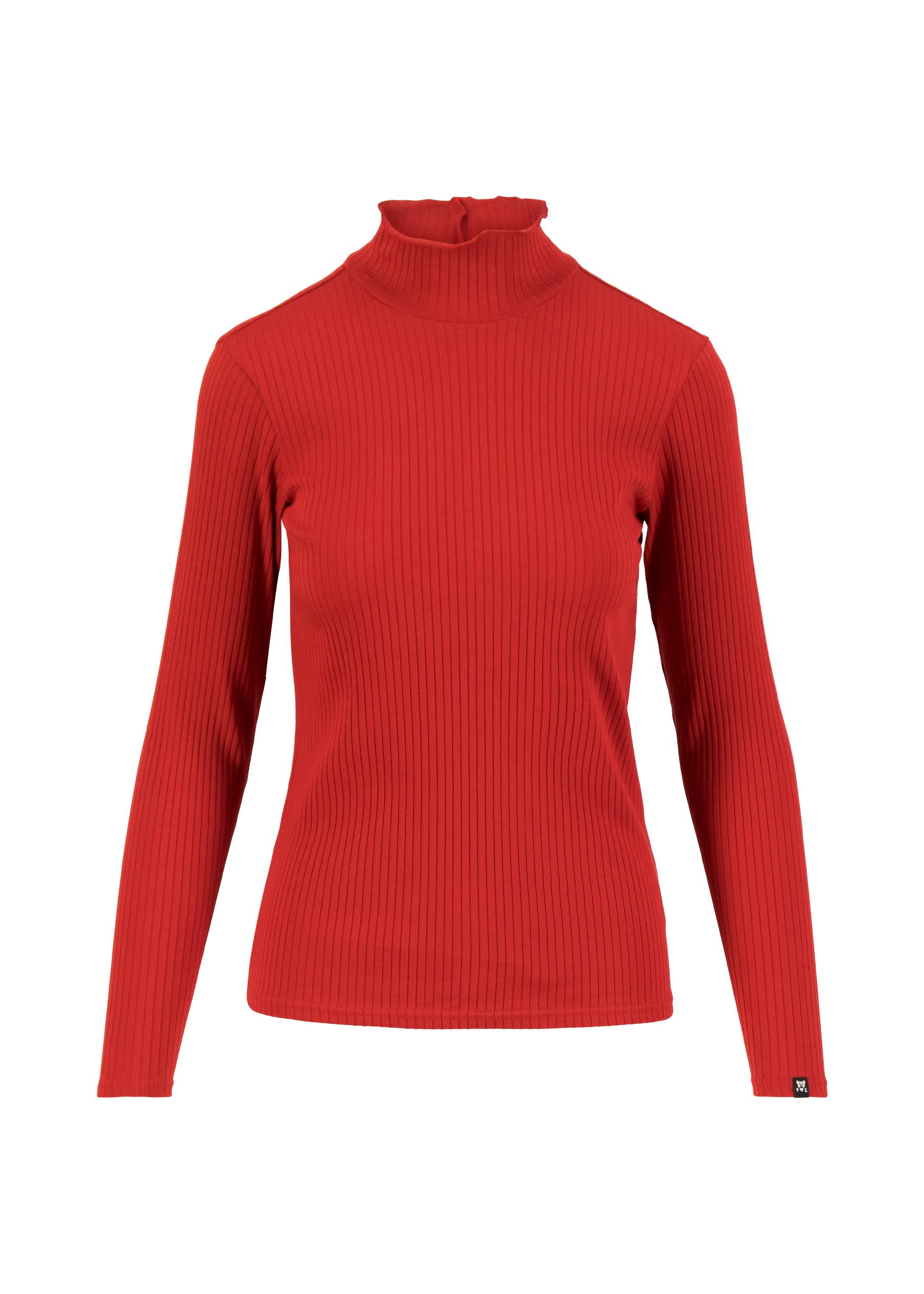Blutsgeschwister Longsleeve Female Power, Farbe: scarlet dahlia red
