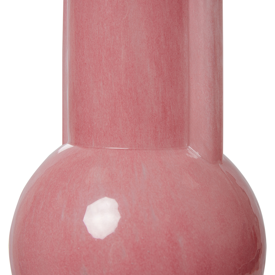 HKliving Glas Vase flamingo pink, ca. 25 cm