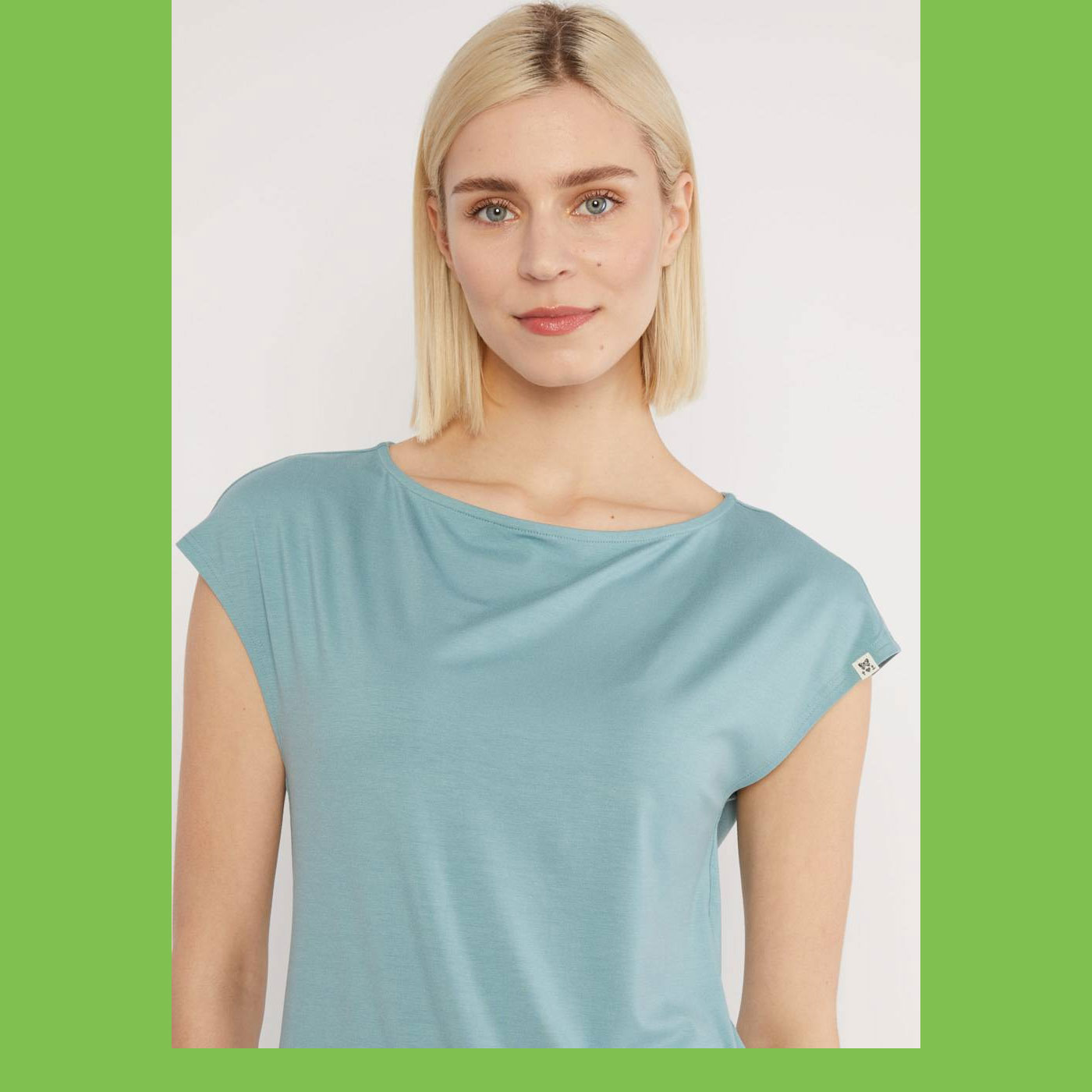 Blutsgeschwister Shirt Breezy Flowgirl, Farbe:  my delightful petrol, Größe  XL / 42
