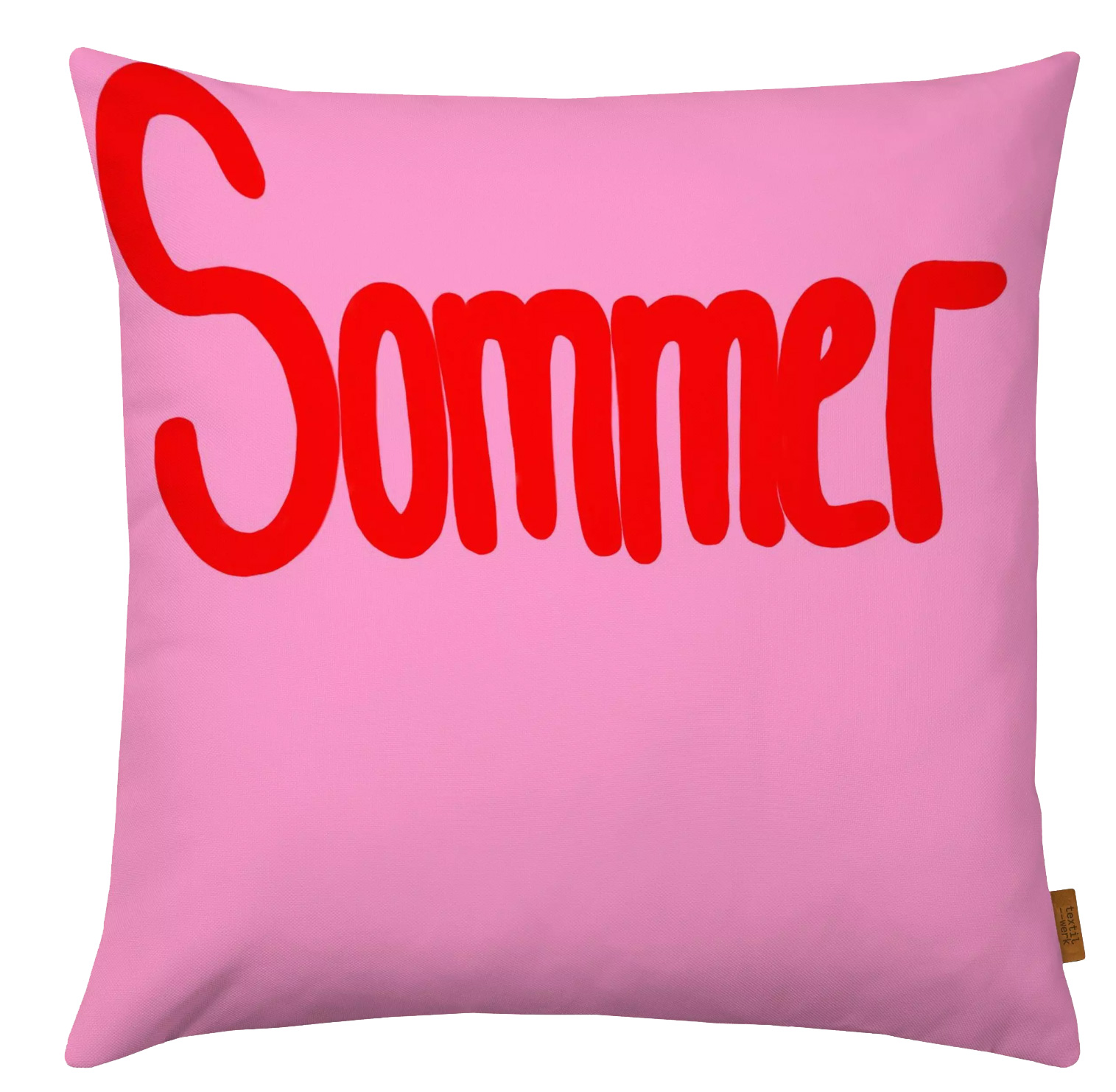 Kissenhülle "Sommer Pinky"  , ca. 40 x 40 cm , Polyester Canvas  